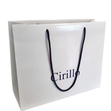 Simple Style Paper Shopping Gift Bag with Logo